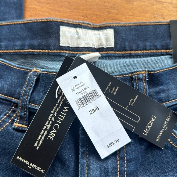 NWT Banana Republic Blue jean legging size 29/8 - Picture 2 of 12